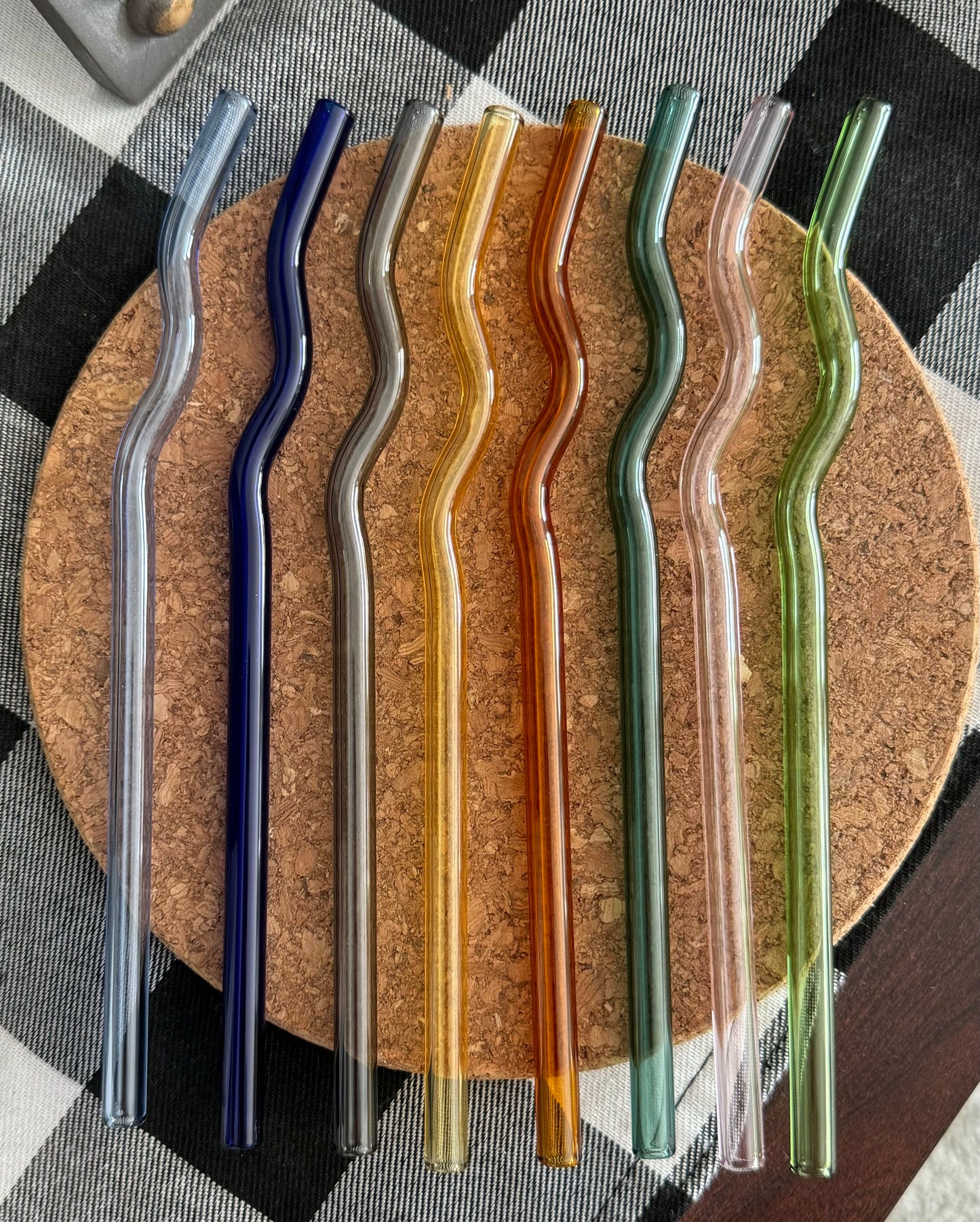 Colored Glass Straws