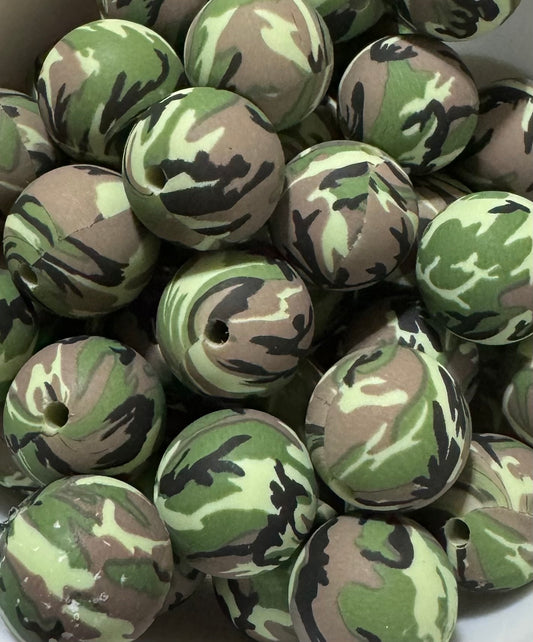 Green Camo Print